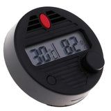 Maxbell High Quality Round Digital Hygrometer Thermometer Temp for Cigars Humidors