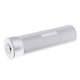 Max Aluminium Alloy Cigar Tube Case Humidor With Humidifier Hygrometer Silver