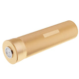 Max Aluminium Alloy Cigar Tube Case Humidor With Humidifier Hygrometer Gold
