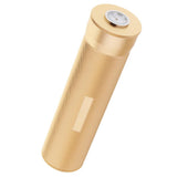 Max Aluminium Alloy Cigar Tube Case Humidor With Humidifier Hygrometer Gold