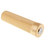 Max Aluminium Alloy Cigar Tube Case Humidor With Humidifier Hygrometer Gold