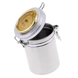 Max Stainless Steel Tobacco Can Humidor Humidifier Seal Moisture Pot Capacity