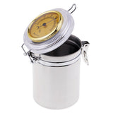 Max Stainless Steel Tobacco Can Humidor Humidifier Seal Moisture Pot Capacity