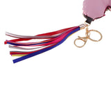 Max Crystal Handcraft Colors Paillette Pendants Handbag Key Chain Decors Pink