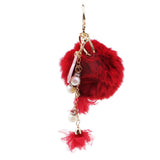 Max Fashion Fake Rabbit Fur Ball Key Chain Bag Pendants Decoration Girls Gift