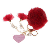 Max Fashion Fake Rabbit Fur Ball Key Chain Bag Pendants Decoration Girls Gift
