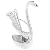 Max Swan Spoon Forks Holder Table Tableware For Coffee Fruits Six Spoon