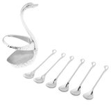Max Swan Spoon Forks Holder Table Tableware For Coffee Fruits Six Spoon