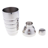 Max Stainless Steel Cocktail Shaker Spirits Drink Mixer Bartender Tool Kit 24oz