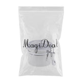 Max Stainless Steel Airtight Canister with Clear Acrylic Lid and Locking Clamp 17oz