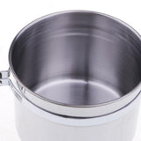 Max Stainless Steel Airtight Canister with Clear Acrylic Lid and Locking Clamp 17oz