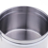 Max Stainless Steel Airtight Canister with Clear Acrylic Lid and Locking Clamp 26oz