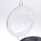 Max Stainless Steel Airtight Canister with Clear Acrylic Lid and Locking Clamp 46oz