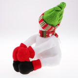 Max Wine Bottle Cover for Christmas Decor Dinner Table Party Snowman