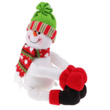 Max Wine Bottle Cover for Christmas Decor Dinner Table Party Snowman