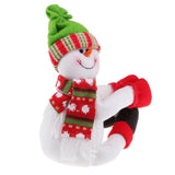 Max Wine Bottle Cover for Christmas Decor Dinner Table Party Snowman