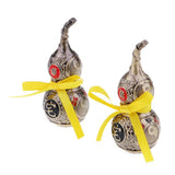 Max Chinese Feng Shui Antique Gourd Wind Chime Home Decor Mascot Fortune Bronze