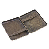 Max Men's Cigarette Case Holder with Box for 20pcs Vintage Metal Cigarette Box F