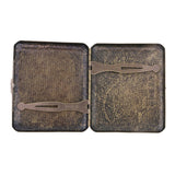 Max Men's Cigarette Case Holder with Box for 20pcs Vintage Metal Cigarette Box F