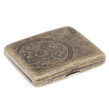 Max Men's Cigarette Case Holder with Box for 20pcs Vintage Metal Cigarette Box H