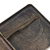 Max Men's Cigarette Case Holder with Box for 20pcs Vintage Metal Cigarette Box H