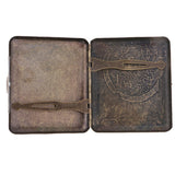 Max Men's Cigarette Case Holder with Box for 20pcs Vintage Metal Cigarette Box H