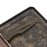 Max Men's Cigarette Case Holder with Box for 20pcs Vintage Metal Cigarette Box J