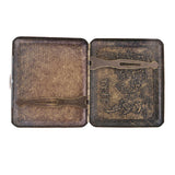 Max Men's Cigarette Case Holder with Box for 20pcs Vintage Metal Cigarette Box J