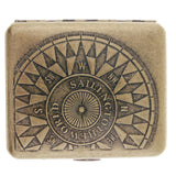 Max Men's Cigarette Case Holder with Box for 20pcs Vintage Metal Cigarette Box O