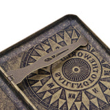 Max Men's Cigarette Case Holder with Box for 20pcs Vintage Metal Cigarette Box O