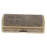 Maxbell Metal Cigarette Case Vintage Stash Box 20Pcs Tobacco Storage Case A