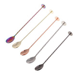 Max Muddler Bar Stick Coffee Tea Cocktail Stirring Spoon Stainless Steel