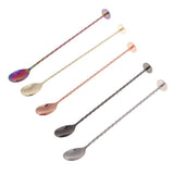 Max Muddler Bar Stick Coffee Tea Cocktail Stirring Spoon Stainless Steel