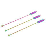 Max Stainless 17.5cm Mix Drinking Stirrer Bar Cocktail Stirring Stick Colors