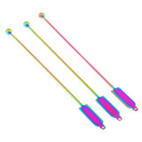 Max Stainless 17.5cm Mix Drinking Stirrer Bar Cocktail Stirring Stick Colors