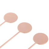 Max Stainless Steel Coffee Beverage Stirrer Cocktail Swizzle Sticks  copper