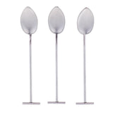 Max Stainless Steel Cocktail Swizzle Sticks Coffee Spoon Bar Tools Silver
