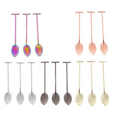 Max Stainless Steel Cocktail Swizzle Sticks Coffee Spoon Bar Tools Silver