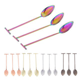 Max Stainless Steel Cocktail Swizzle Sticks Coffee Spoon Bar Tools Silver