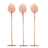 Max Stainless Steel Cocktail Swizzle Sticks Coffee Spoon Bar Tools copper