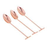 Max Stainless Steel Cocktail Swizzle Sticks Coffee Spoon Bar Tools copper