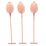 Max Stainless Steel Cocktail Swizzle Sticks Coffee Spoon Bar Tools copper