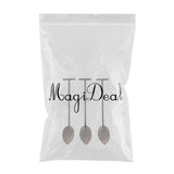 Max Stainless Steel Cocktail Swizzle Sticks Coffee Spoon Bar Tools Black