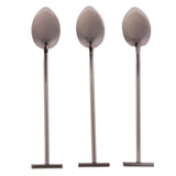 Max Stainless Steel Cocktail Swizzle Sticks Coffee Spoon Bar Tools Black