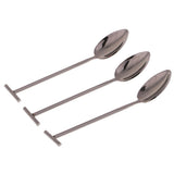 Max Stainless Steel Cocktail Swizzle Sticks Coffee Spoon Bar Tools Black