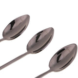 Max Stainless Steel Cocktail Swizzle Sticks Coffee Spoon Bar Tools Black