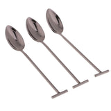 Max Stainless Steel Cocktail Swizzle Sticks Coffee Spoon Bar Tools Black