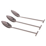 Max Stainless Steel Cocktail Swizzle Sticks Coffee Spoon Bar Tools Black