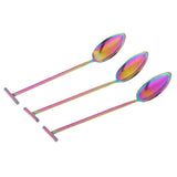 Max Stainless Steel Cocktail Swizzle Sticks Coffee Spoon Bar Tools Multicolor