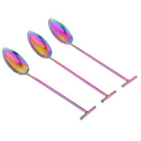 Max Stainless Steel Cocktail Swizzle Sticks Coffee Spoon Bar Tools Multicolor
